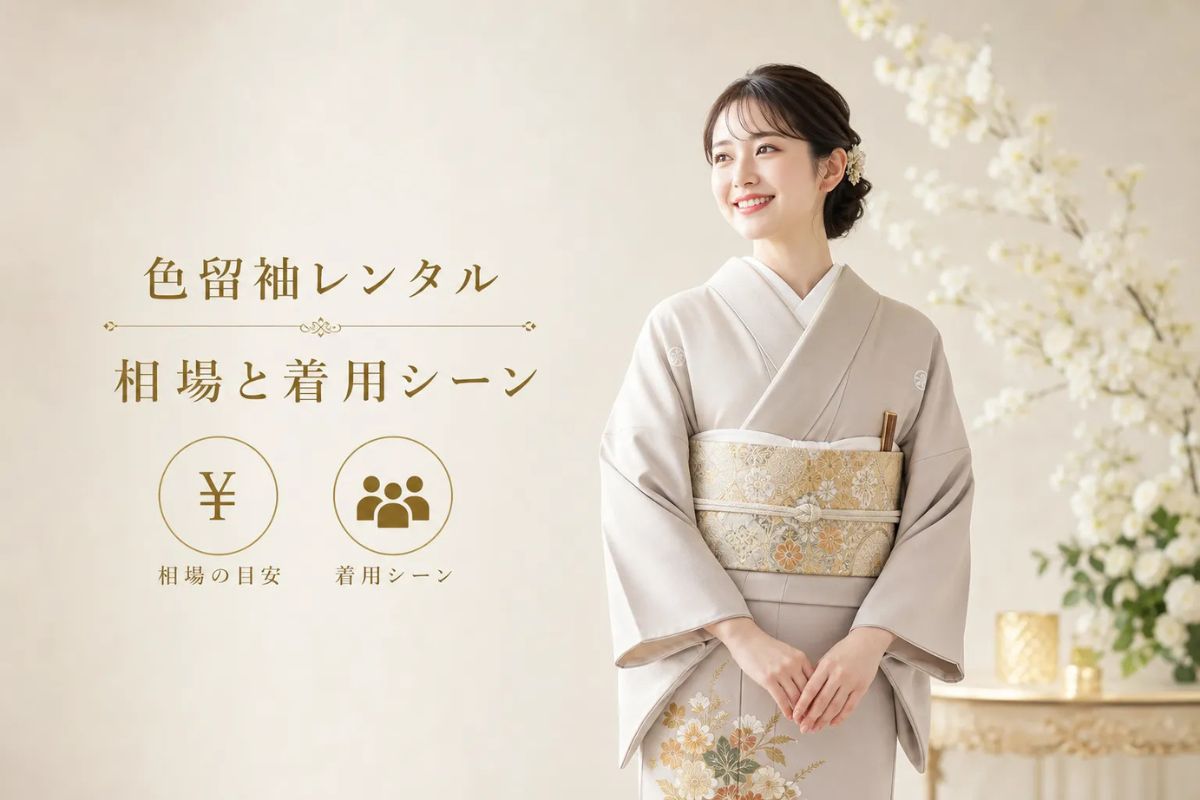 色留袖レンタルの相場と着用シーンを徹底解説
