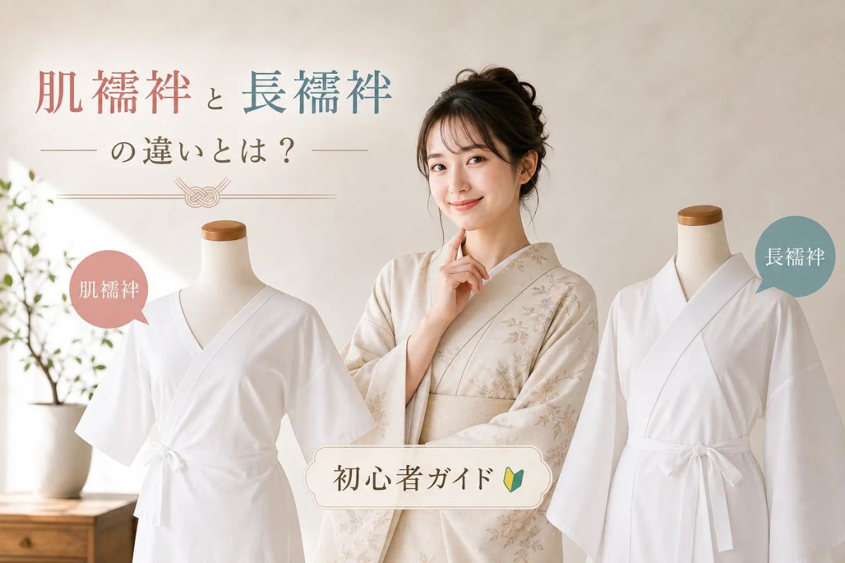 肌襦袢と長襦袢の違いを解説|着物初心者ガイド 1 肌襦袢と長襦袢の違い
