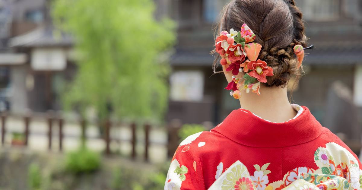 未使用に近い》和装髪飾り 成人式髪飾り 着物髪飾り振袖