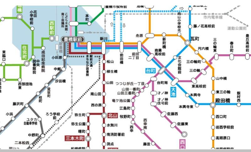 豊鉄バス路線図