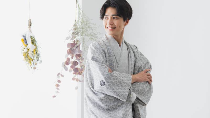成人式の男性の袴レンタル