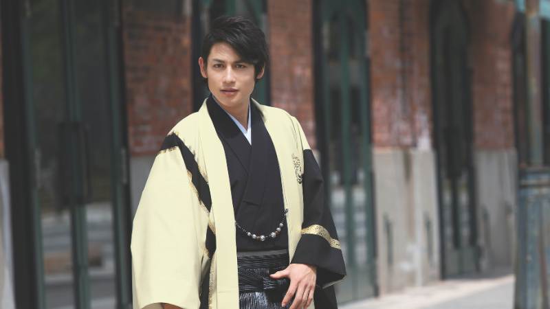 成人式の男性の袴レンタル