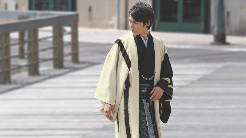 成人式の男性の袴レンタル