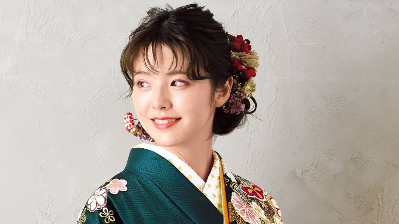 成人式 髪飾り つまみ細工