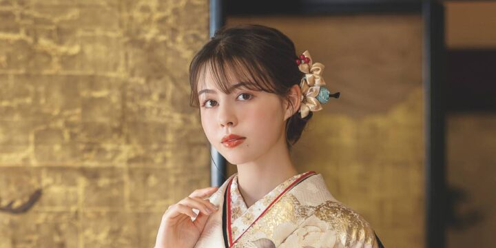 成人式 髪飾り つまみ細工