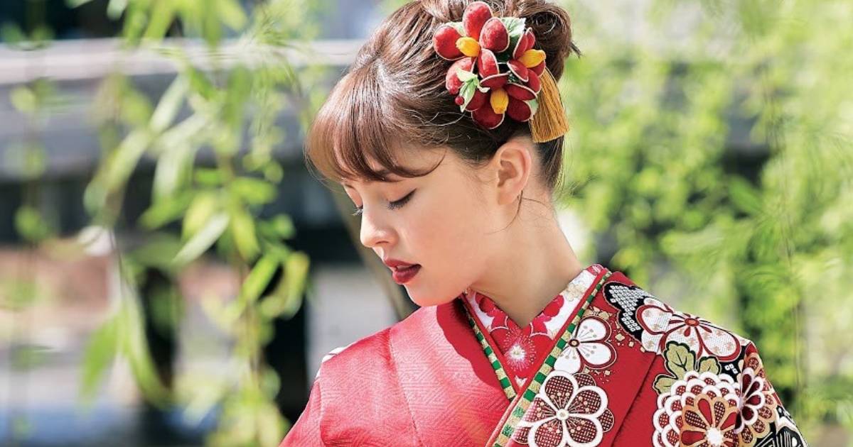 成人式 髪飾り つまみ細工