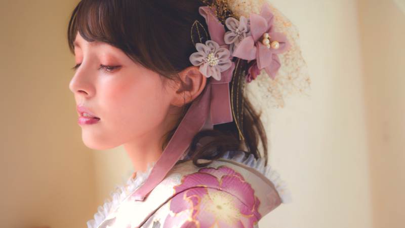 成人式 髪飾り リボン