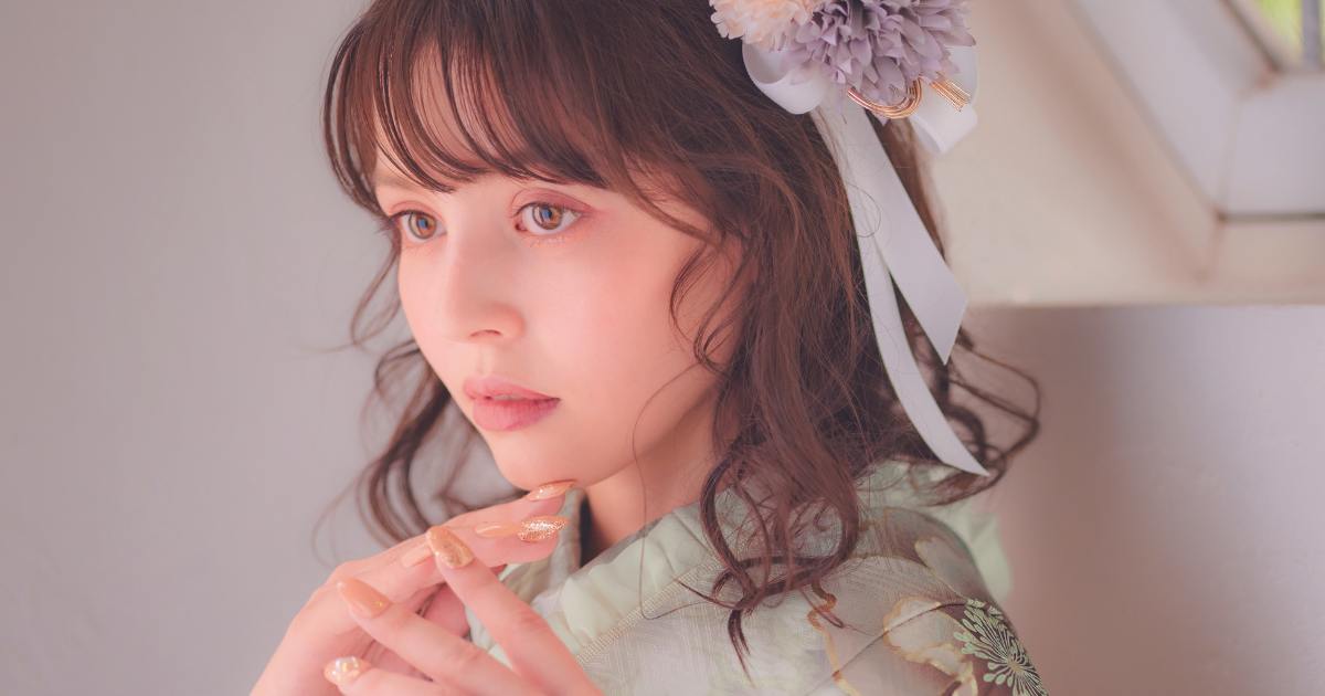 成人式 ボブに似合う髪飾り