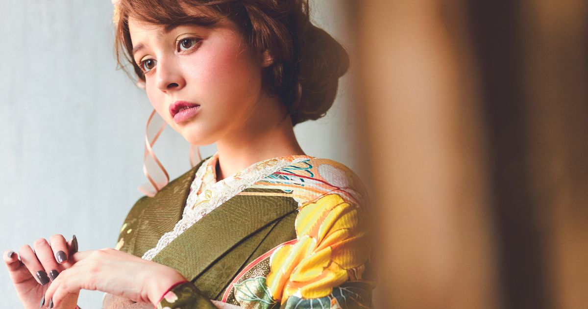 成人式 ボブに似合う髪飾り