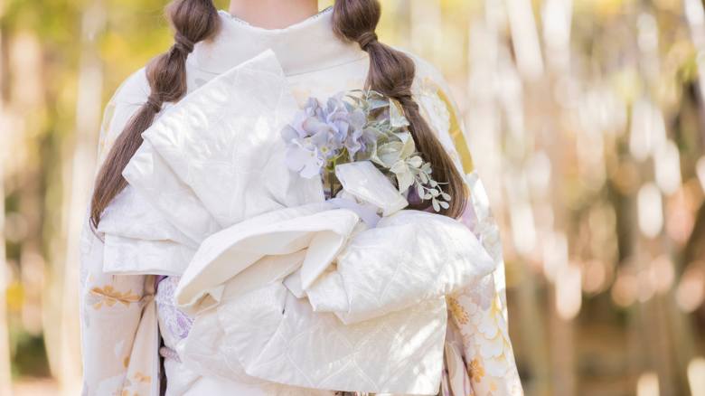 成人式の振袖 帯結び