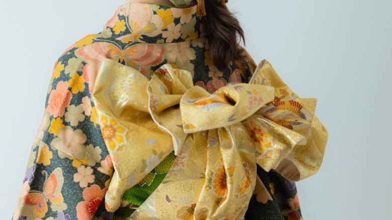 成人式の振袖 帯結び