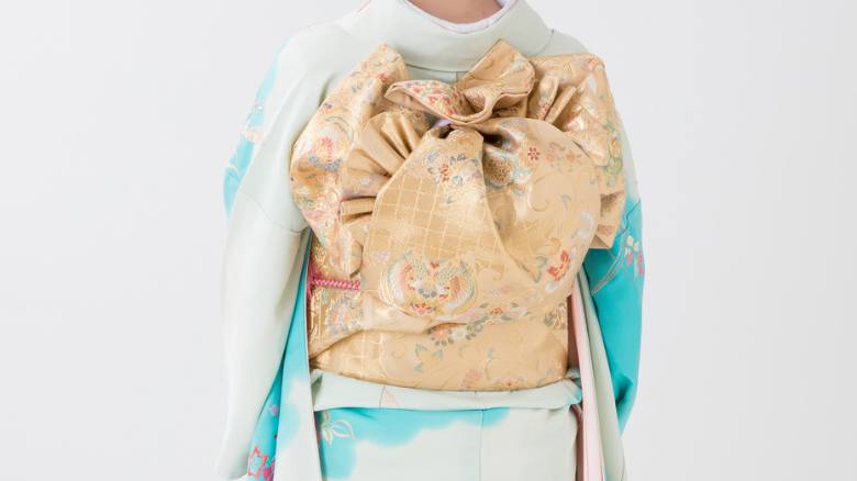 成人式の振袖 帯結び