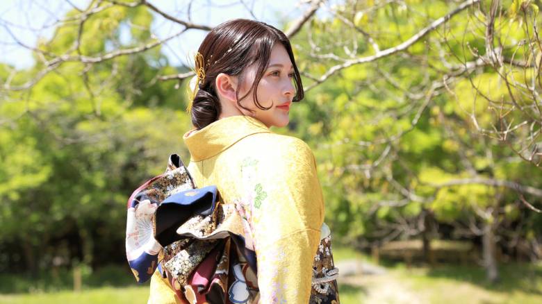 成人式の振袖 帯結び