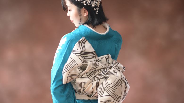 成人式の振袖 帯結び