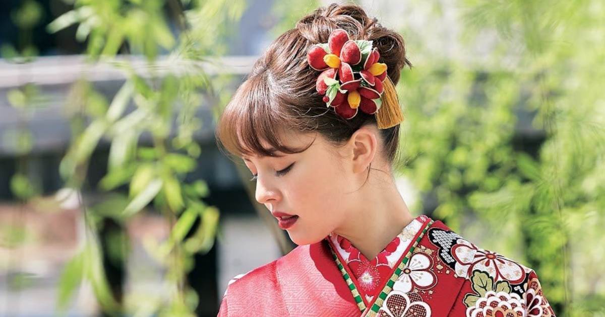 振袖の髪型 アップスタイル