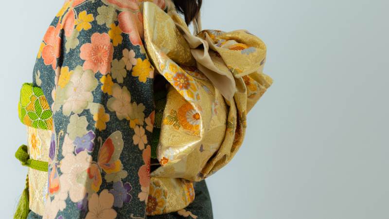 成人式の帯結び