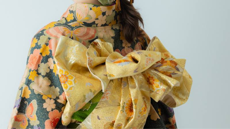 振袖帯アレンジ