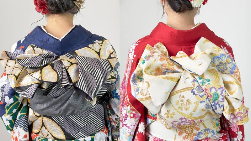 振袖帯アレンジ
