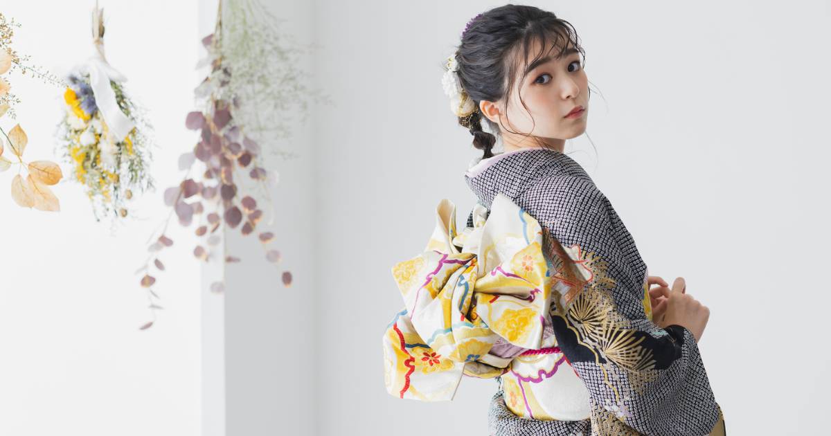 成人式の振袖 帯結び