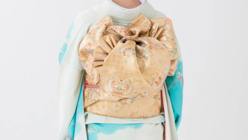 成人式の帯結び