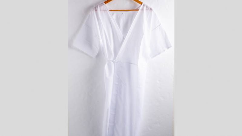 振袖でトイレに行く