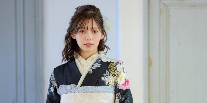 振袖でトイレに行く