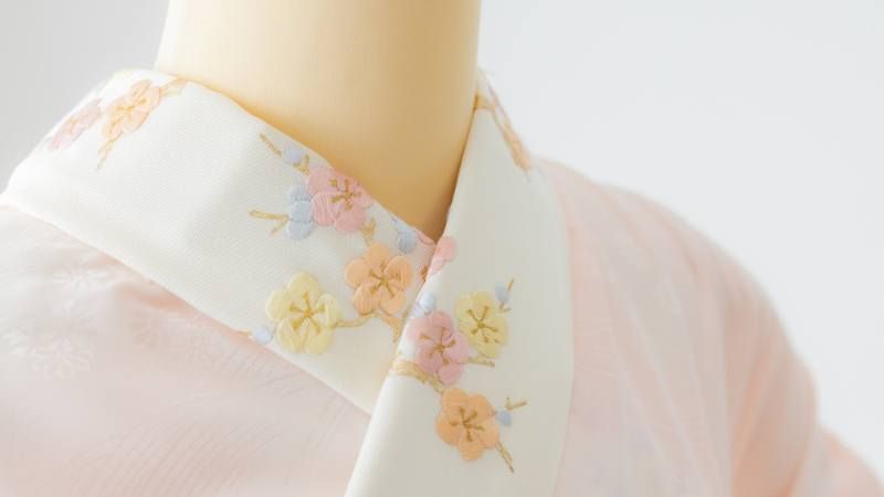 着物の半衿,振袖の半衿