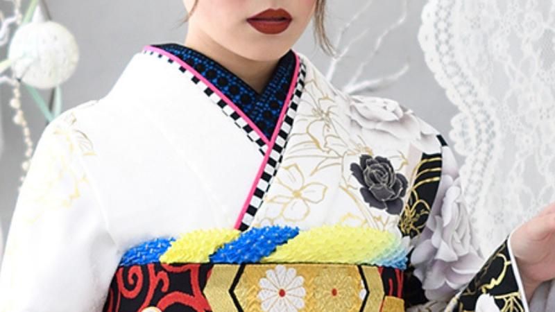 着物の半衿,振袖の半衿