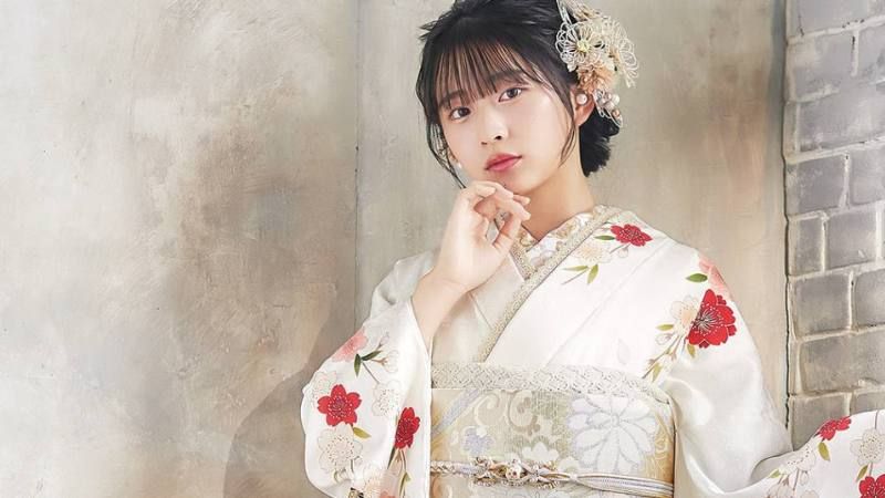 振袖帯揚げ(綸子) コーデ