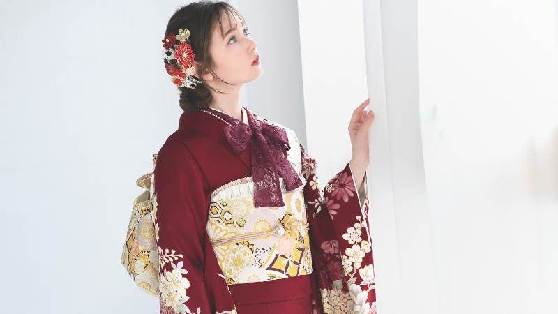 くすみカラー振袖