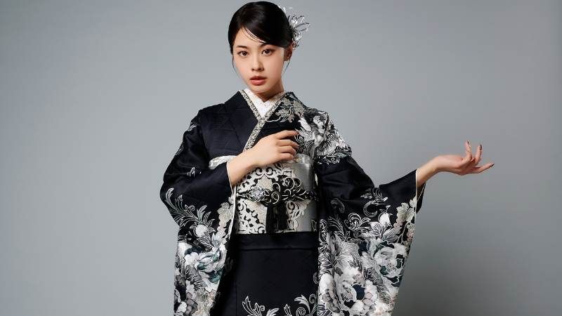 くすみカラー振袖