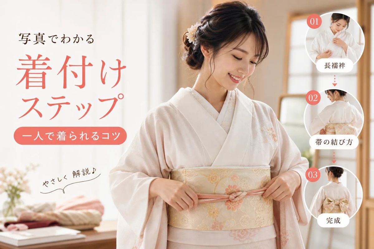 着付け手順をやさしく解説