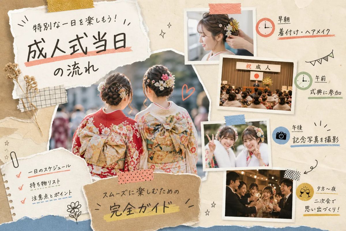 成人式当日って何をするの？