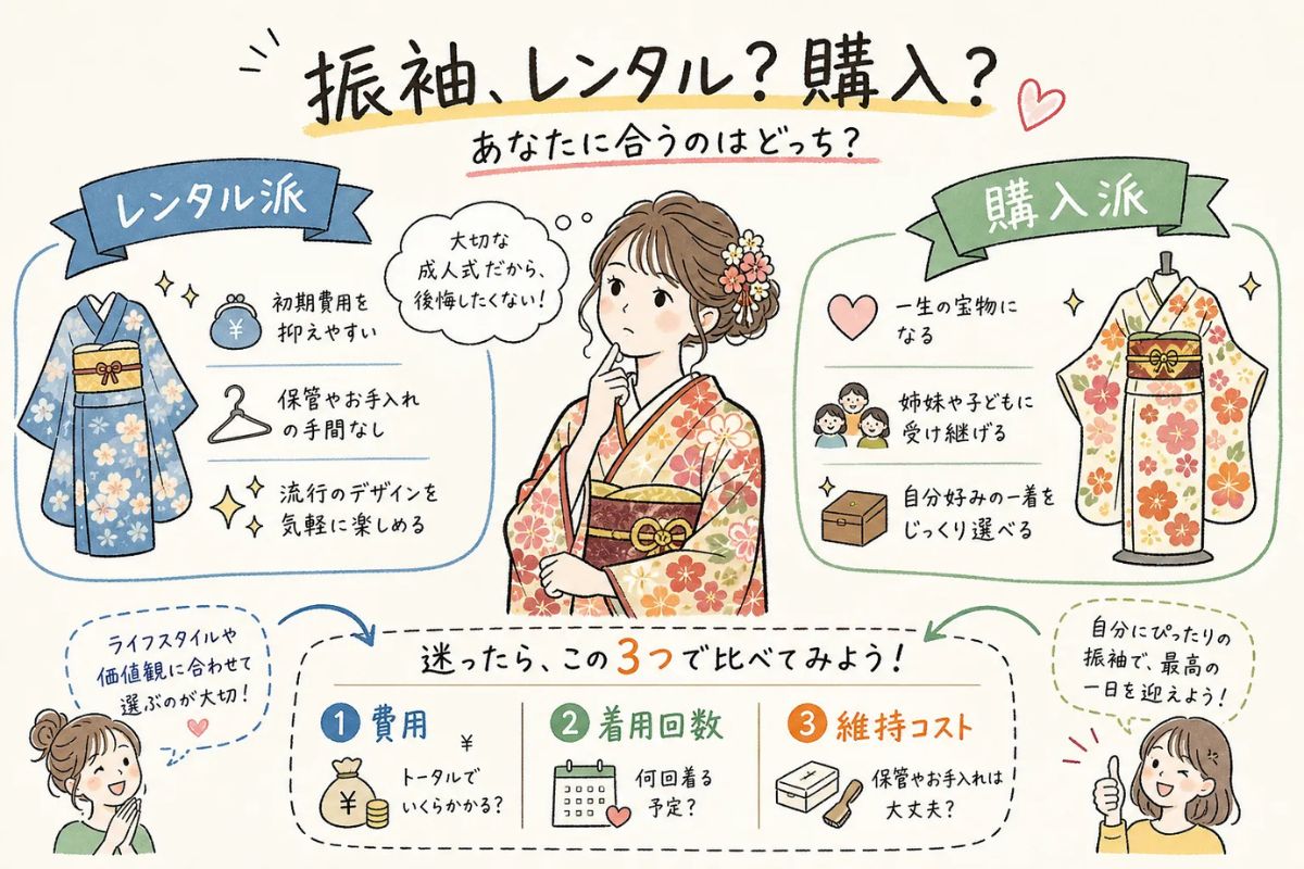 振袖レンタルか購入か迷ったら