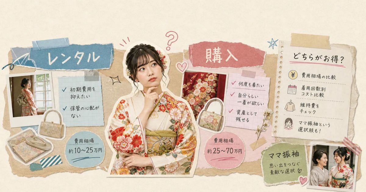 振袖レンタルか購入か迷ったら