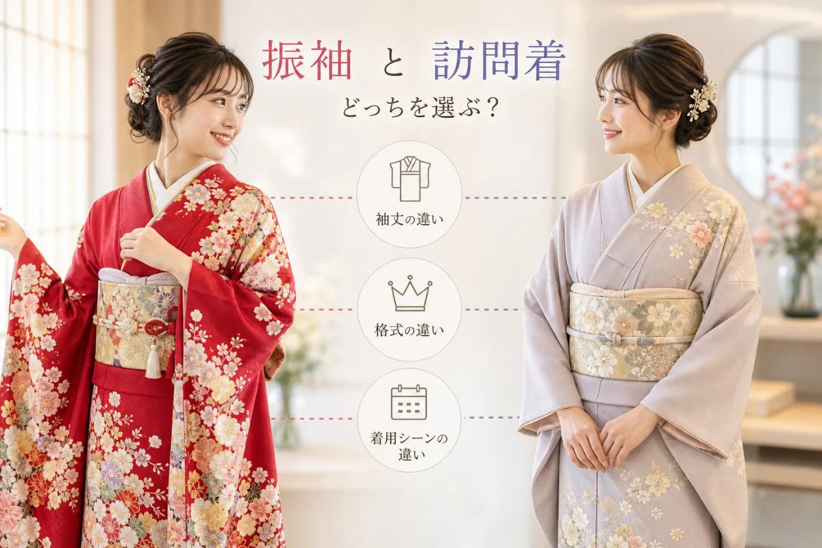 振袖と訪問着の違いとは？