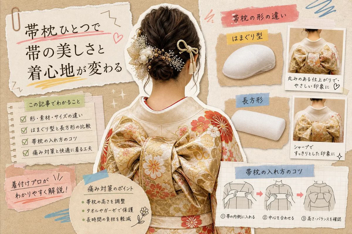 振袖の帯枕はなぜ重要？