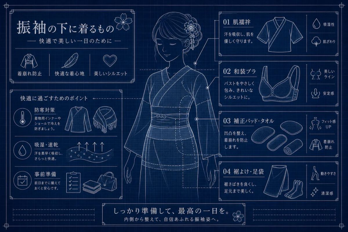 振袖の下に着るものとは？