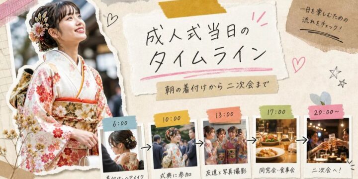 成人式の日程・会場・受付時間