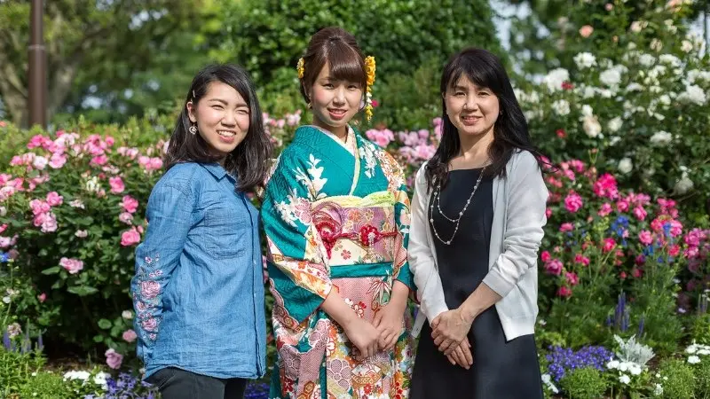 振袖での成人式