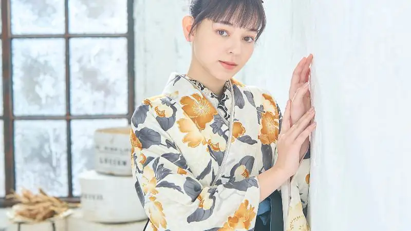 ブルーの袴レンタル