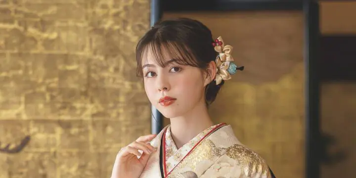 成人式 髪飾り つまみ細工