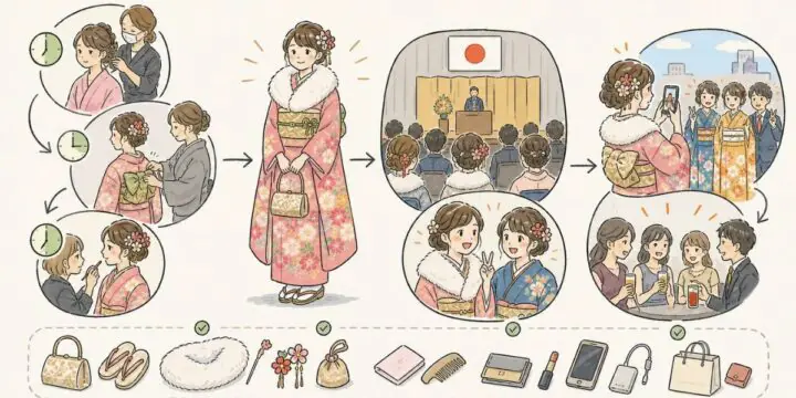 成人式当日って何をするの？